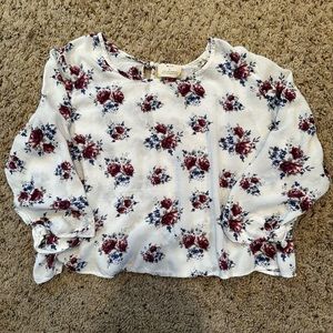 Pins and Needles flowered blouse